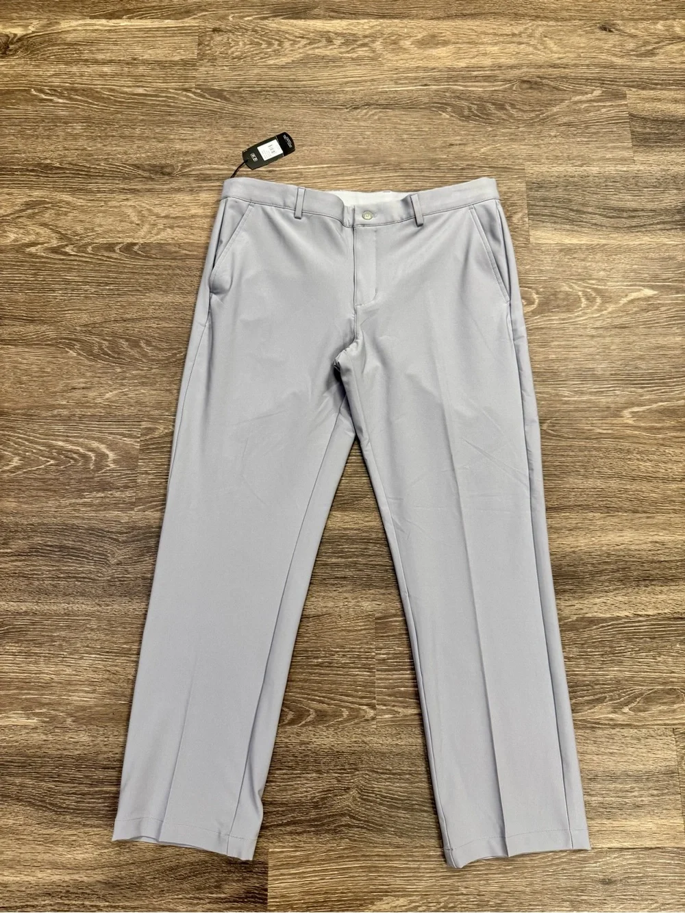 NWT Greg Norman 4-Way Stretch Tech Golf Pants Steel Gray 36x30